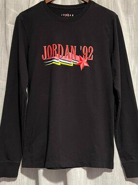 Air Jordan Tee Barcelona 1992 Olympics Dream Team Long Sleeve Unisex Size S/P